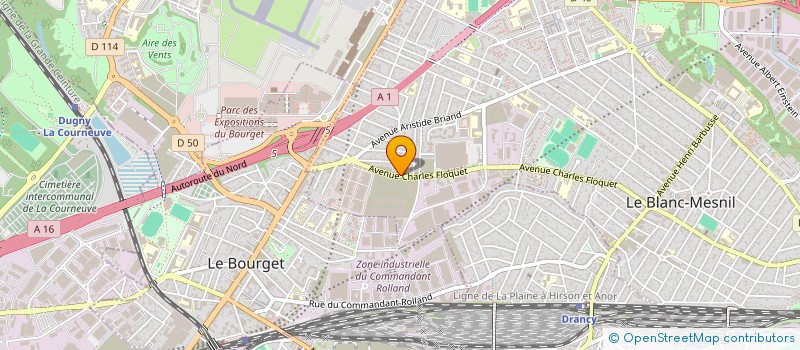 localisation de l'entreprise SOM NETGOCE à LE BLANC-MESNIL