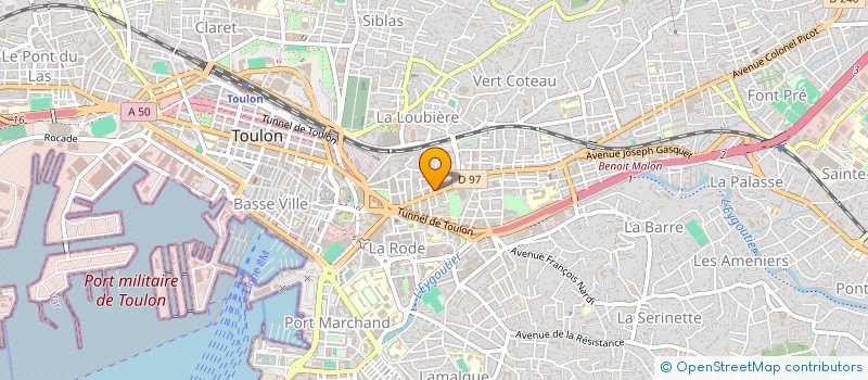 localisation de l'entreprise SOMA à TOULON