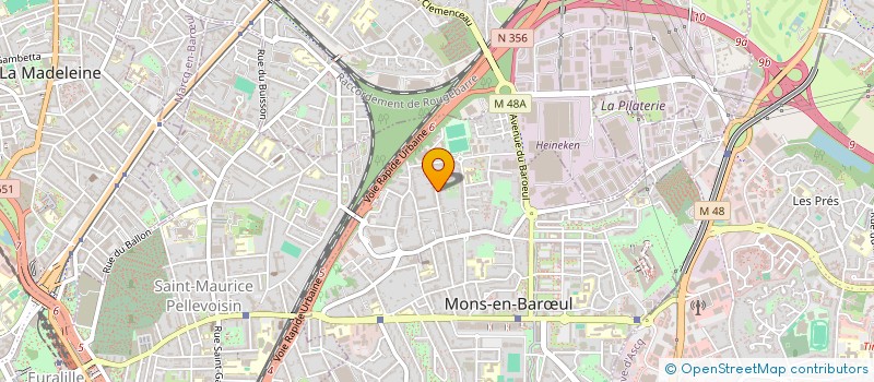 localisation de l'entreprise SOMA à MONS-EN-BARŒUL