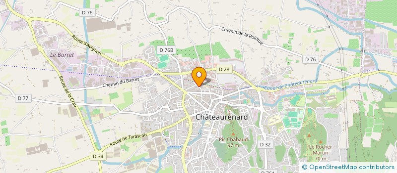 localisation de l'entreprise SOMA  CHATEAURENARD