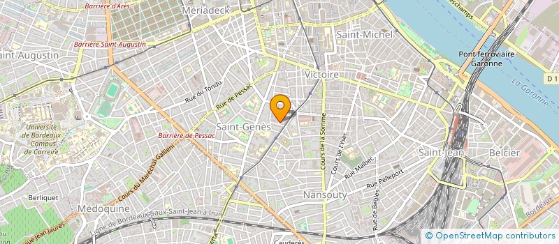 localisation de l'entreprise SOMA  BORDEAUX