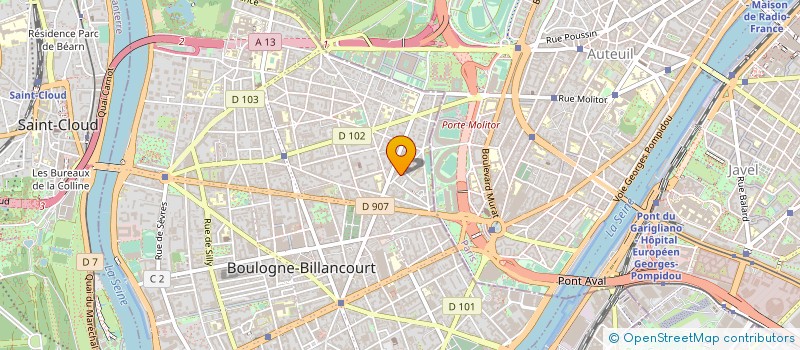 localisation de l'entreprise SOMA COCKTAIL CLUB  BOULOGNE-BILLANCOURT