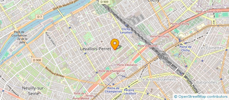 localisation de l'entreprise SOMA DISTRIBUTION à LEVALLOIS-PERRET