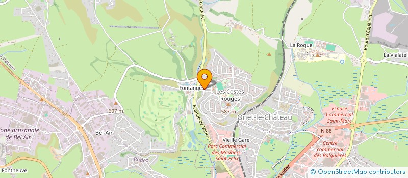 localisation de l'entreprise SOMA TIC  ONET-LE-CHATEAU