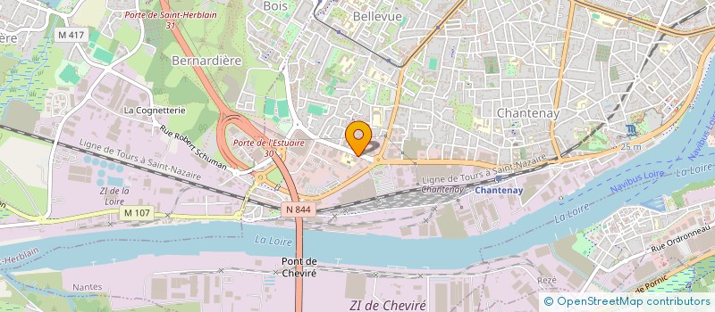 localisation de l'entreprise SOMABAT à NANTES