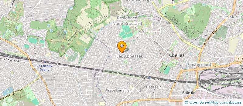 localisation de l'entreprise SOMABYS  CHELLES