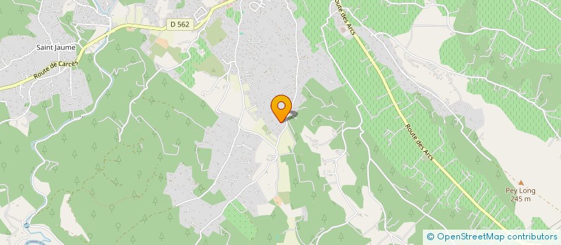 localisation de l'entreprise SOMAC  LORGUES