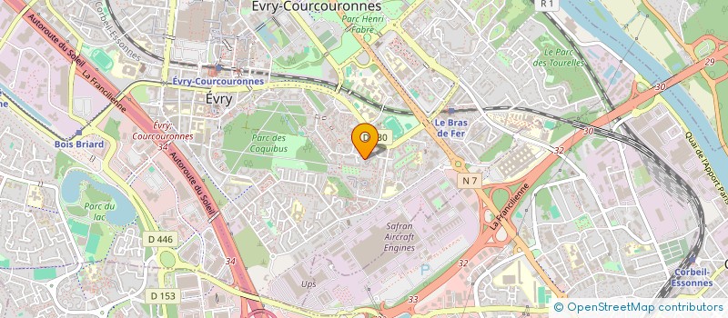 localisation de l'entreprise SOMACE à EVRY-COURCOURONNES