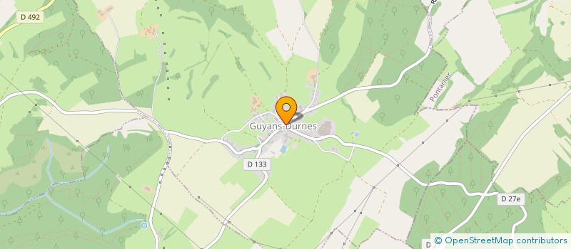 localisation de l'entreprise SOMACOL  GUYANS-DURNES