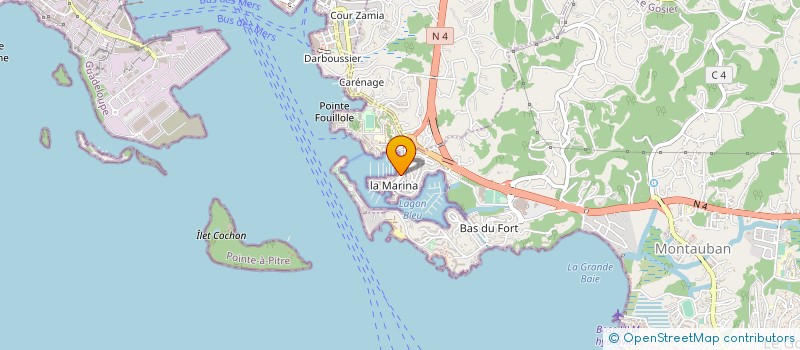localisation de l'entreprise SOMACOTRA à POINTE-A-PITRE