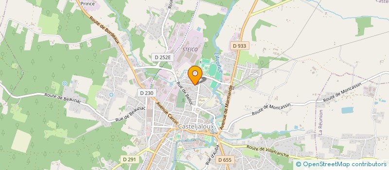 localisation de l'entreprise SOMACTION  CASTELJALOUX