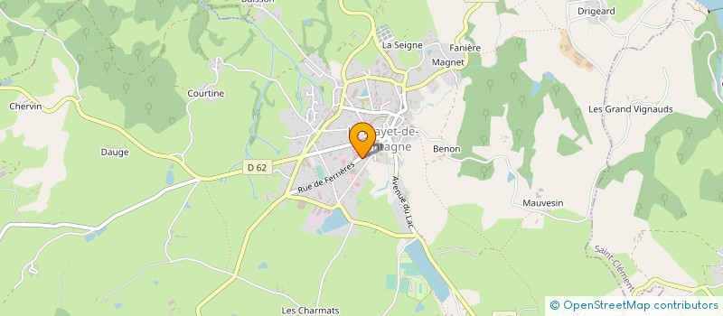localisation de l'entreprise SOMADIS à LE MAYET-DE-MONTAGNE