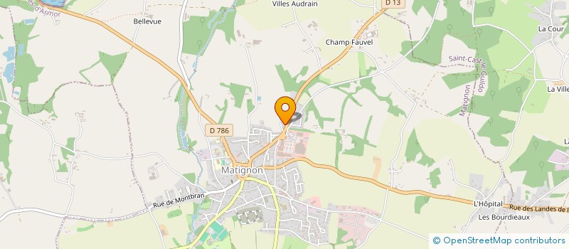 localisation de l'entreprise SOMADIS à MATIGNON