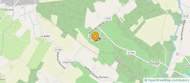 localisation de l'entreprise SOMADIS à REPARSAC