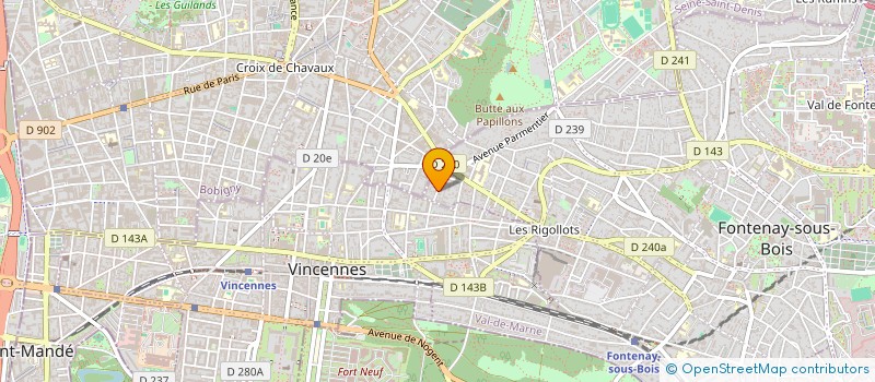localisation de l'entreprise SOMADISE à FONTENAY-SOUS-BOIS