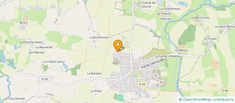 localisation de l'entreprise SOMAFA IMMO  CINTRE