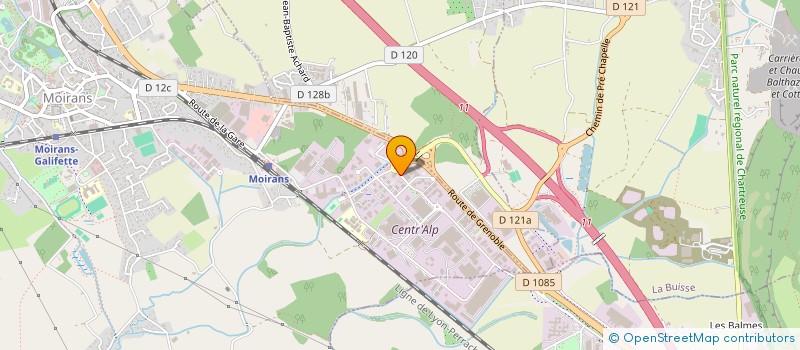 localisation de l'entreprise SOMAFI BORDEAUX à MOIRANS