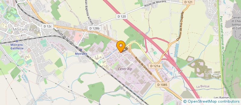 localisation de l'entreprise SOMAFI SAINT ETIENNE à MOIRANS