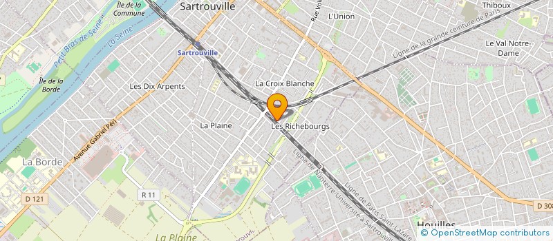 localisation de l'entreprise SOMAG à SARTROUVILLE