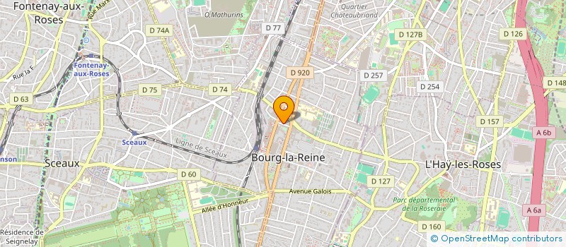 localisation de l'entreprise SOMAGAM à BOURG-LA-REINE