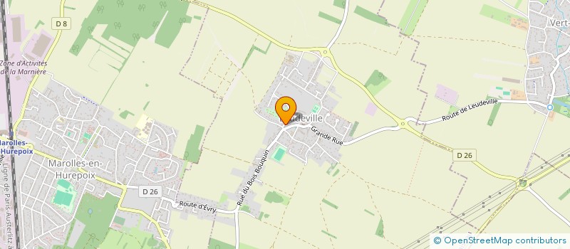 localisation de l'entreprise SOMAGEST  LEUDEVILLE