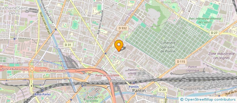 localisation de l'entreprise SOMAI CORP  PANTIN