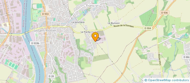 localisation de l'entreprise SOMAI MACONNERIE à FRANS
