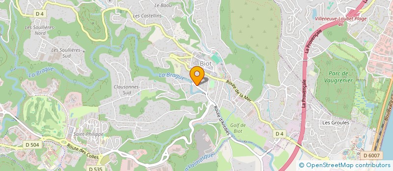 localisation de l'entreprise SOMAINFO  BIOT