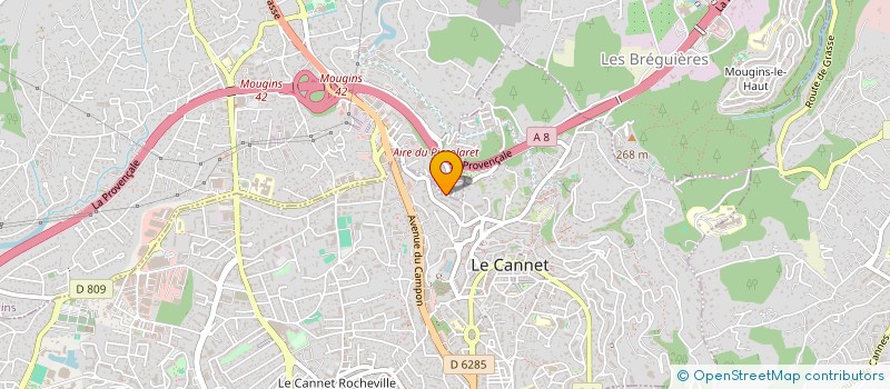 localisation de l'entreprise SOMAJE  MOUGINS