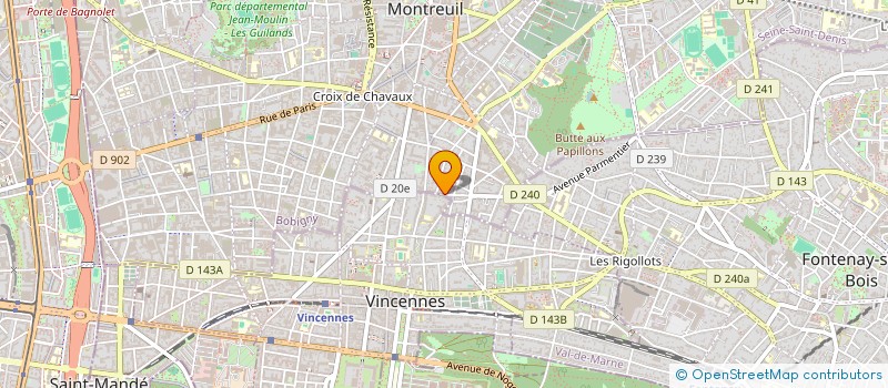 localisation de l'entreprise SOMAJESI IMMO 1  MONTREUIL