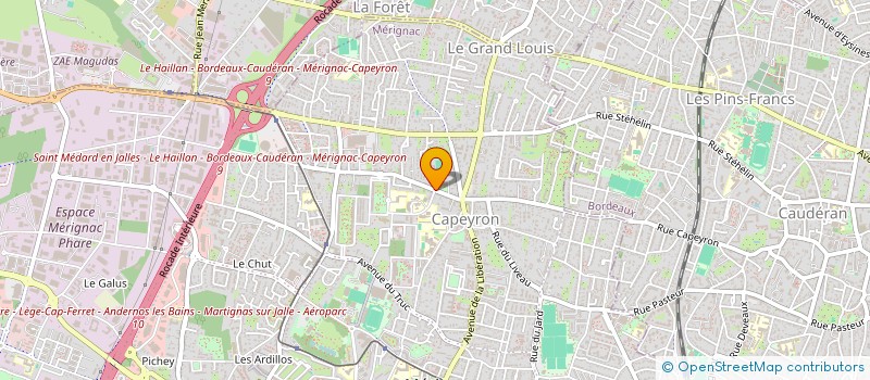 localisation de l'entreprise SOMAJO SARL  MERIGNAC