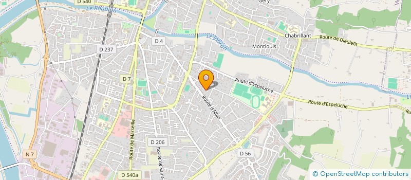 localisation de l'entreprise SOMALA à MONTELIMAR