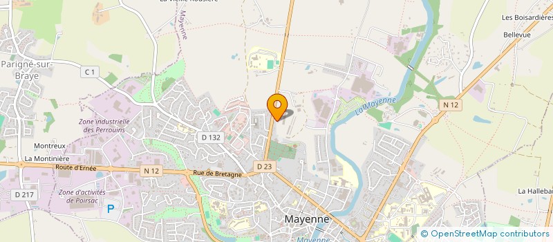 localisation de l'entreprise SOMALAU  MAYENNE