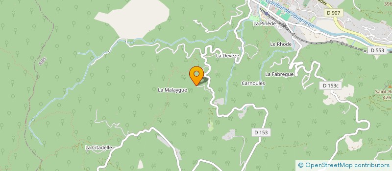 localisation de l'entreprise SOMALCOR  SAINT-JEAN-DU-GARD