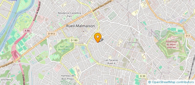 localisation de l'entreprise SOMALLA à RUEIL-MALMAISON