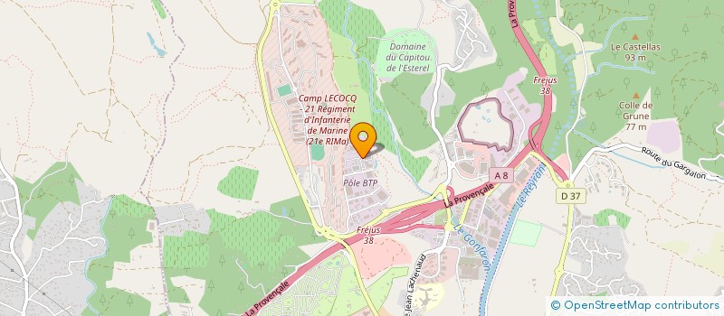 localisation de l'entreprise SOMALOC à PUGET-SUR-ARGENS