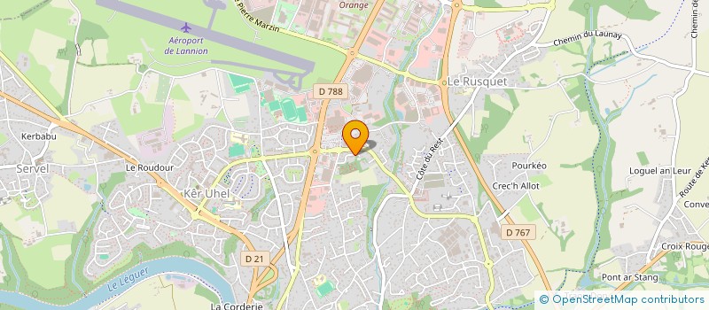 localisation de l'entreprise SOMAMA  LANNION