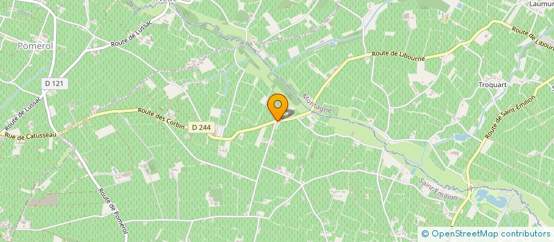 localisation de l'entreprise SOMAME  SAINT-EMILION