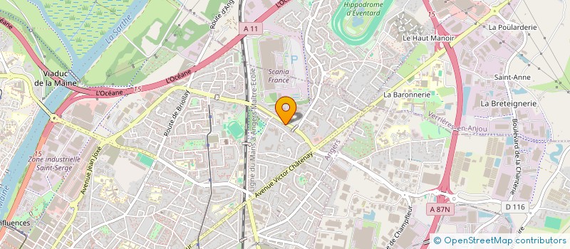 localisation de l'entreprise SOMANA IMMOBILIARI à ANGERS