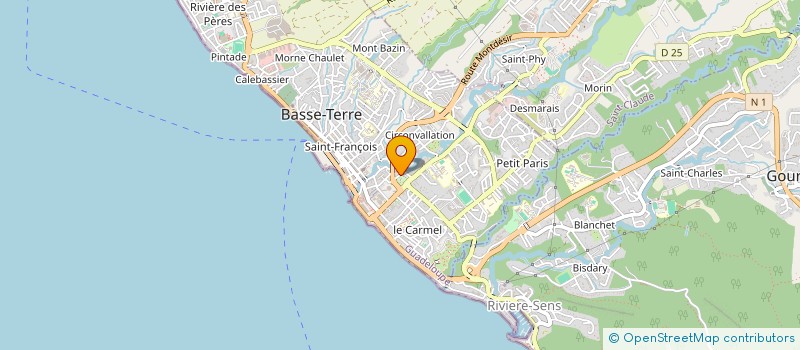 localisation de l'entreprise SOMANAG à BASSE-TERRE