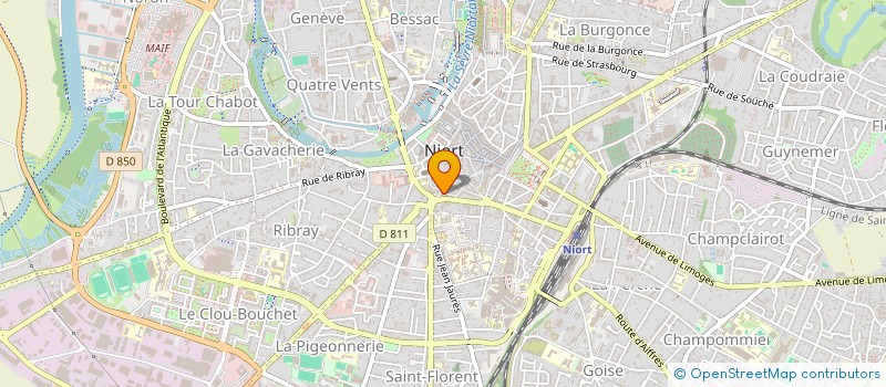 localisation de l'entreprise SOMANE à NIORT
