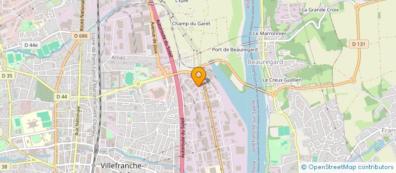 localisation de l'entreprise SOMANELEC à VILLEFRANCHE-SUR-SAONE
