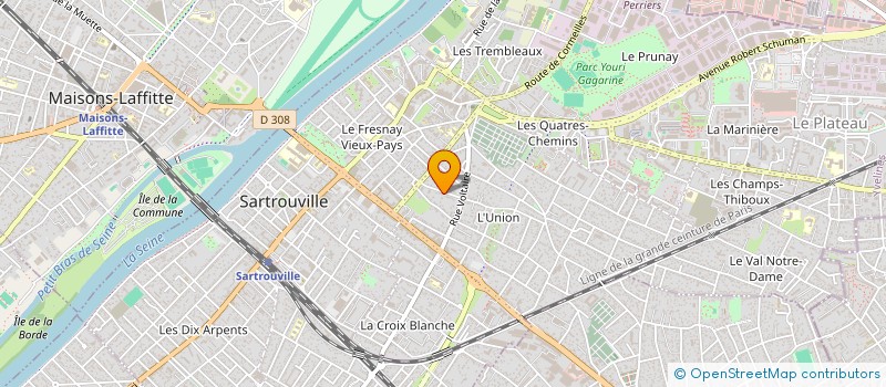 localisation de l'entreprise SOMANEX à SARTROUVILLE