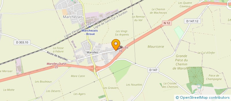 localisation de l'entreprise SOMANO à BROUE