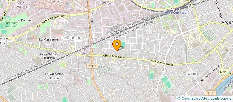 localisation de l'entreprise SOMAO  ARGENTEUIL