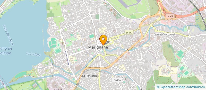 localisation de l'entreprise SOMAP SOC MERI AMENA PAYSAGERS à MARIGNANE