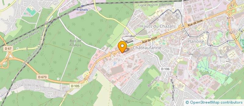 localisation de l'entreprise SOMAPA à BESANCON