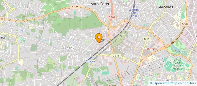 localisation de l'entreprise SOMAPACK à GROSLAY