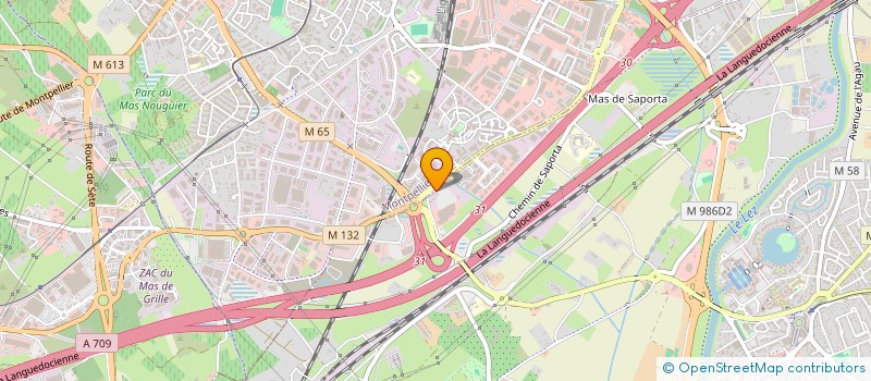 localisation de l'entreprise SOMAPAN IMMO à LATTES