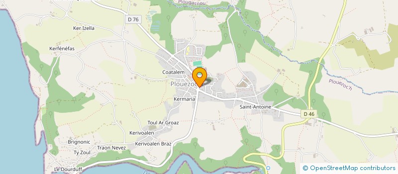 localisation de l'entreprise SOMAPI  PLOUEZOC'H